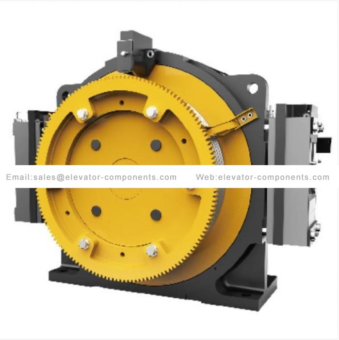Elevator PM Gearless Machine Parts Rearmounted Cooling Fans