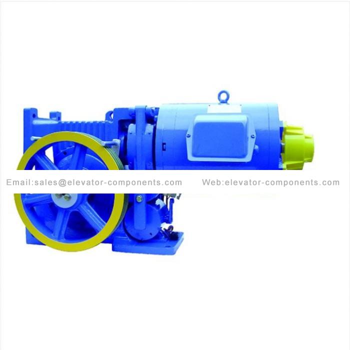 AC220V/60Hz Elevator Components VVVF Geared Traction Machine