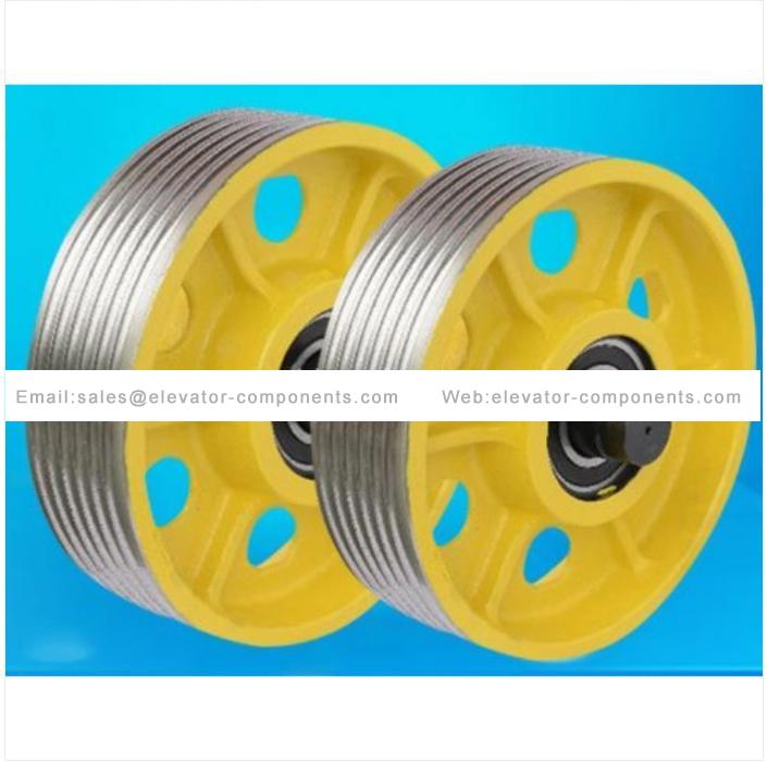 Elevator Car Top Pulley Casting Pulley Parts