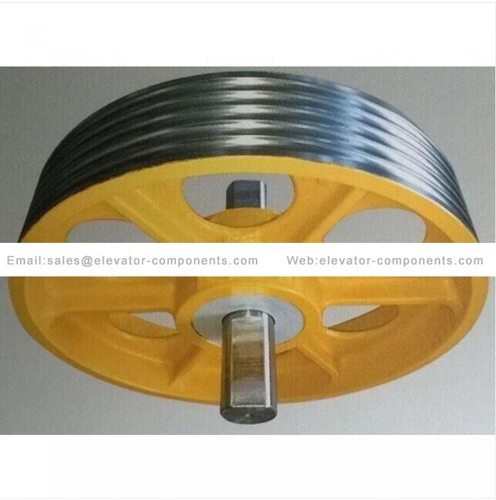 Elevator Cast Iron Pulley Spare Parts