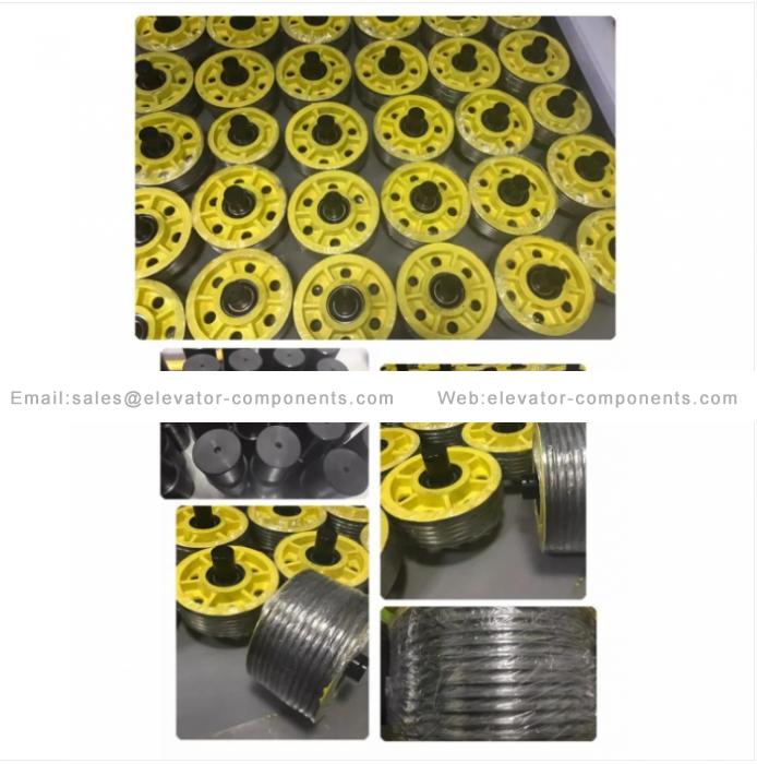 High Speed Elevator Double Wrap Pulley Parts