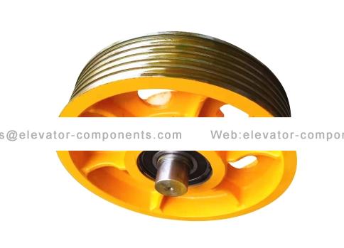 Iron Elevator Deflector Sheave Spare Parts 440-480