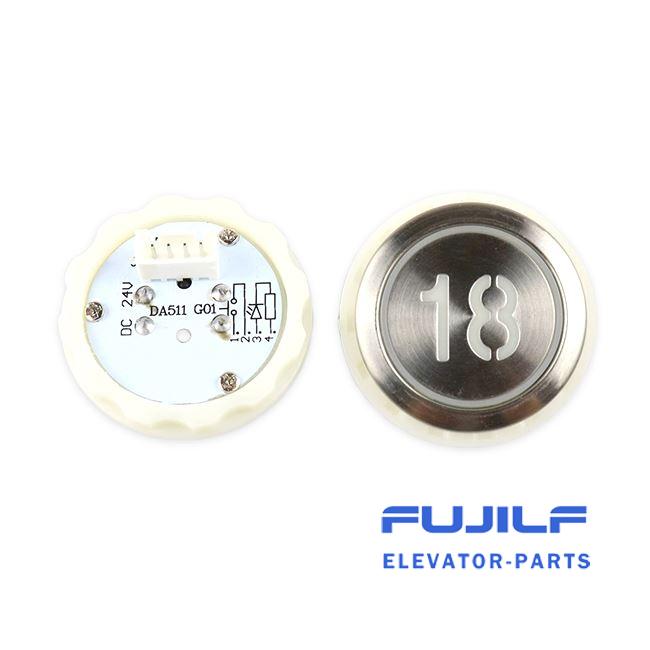 Elevator Push Button DA511G01 DC12V Without Braille Button