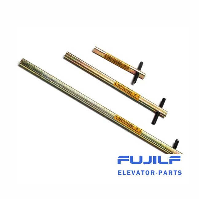 1000mm KONE Elevator Triangle Key FUJILF Elevator Door Spare Parts