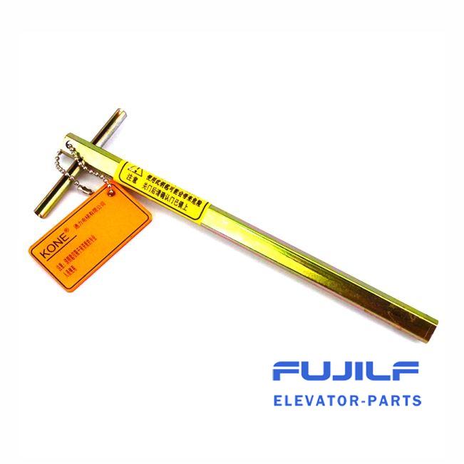 100mm KONE Elevator Triangle Key FUJILF Elevator Door Spare Parts