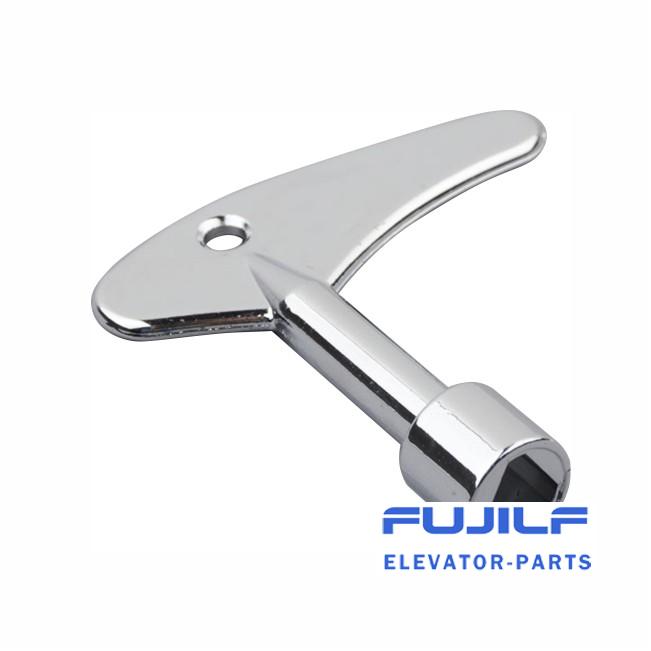 Alloy Material Elevator Triangular Key FUJILF Elevator Door Components
