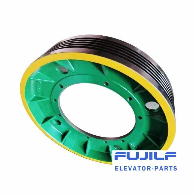 750x4x13 KONE Elevator MX10 Traction Wheel FUJILF Lift Components