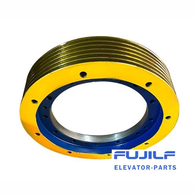 400x5x10 Mitsubishi Elevator Traction Wheel FUJILF Lift Components