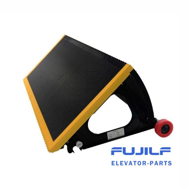 800mm SJEC Escalator Stainless Steel Step FUJILF Escalator Spare Parts