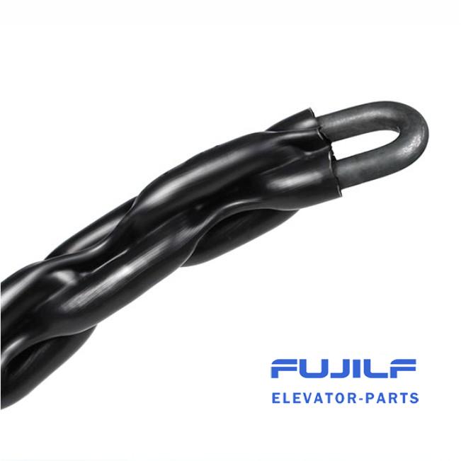 7mm Elevator Plastic Compensation Chain High Elasticity and Wear Resistance FUJILF Lift Spare Parts