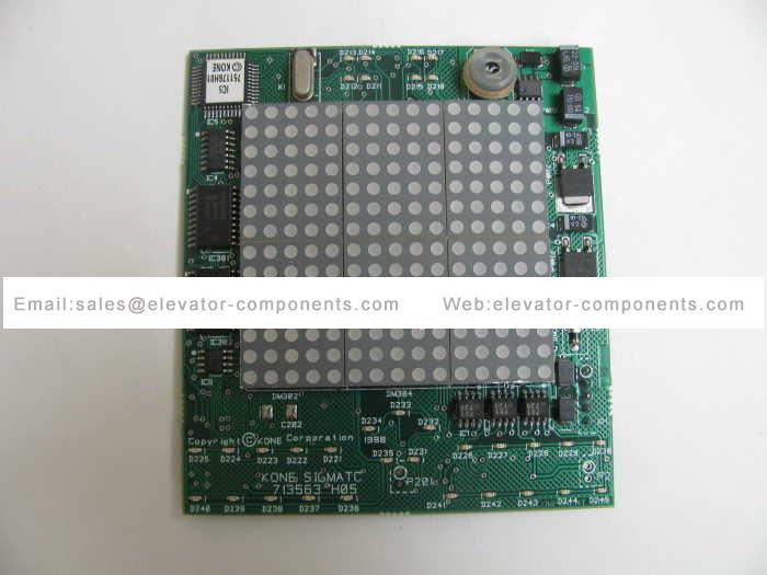 KONE PCB KM713560G02 Sigmatic Dot Matrix Display FUJILF Elevator Spare Parts