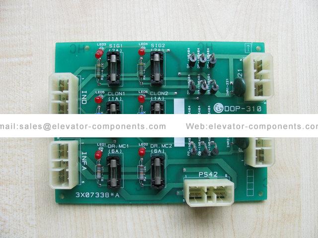 LG PCB 3X07338A DOP-310 Control Board FUJILF Elevator Spare Parts
