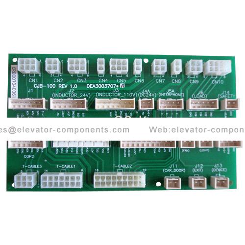 LG PCB  REV 1.0 CJB-100Interface Circuit Board FUJILF Elevator Spare Parts