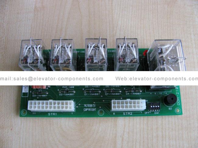 LG PCB DOR-210 Relay Board FUJILF Elevator Spare Parts