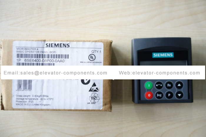 Siemens Elevator 6SE6400-0BP00-0AA0 Basic Operator Panel FUJILF Elevator Spare Parts