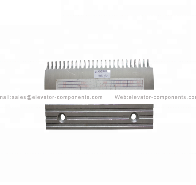 Otis Escalator Lift Parts XAA453AB7 Silver Aluminium Comb Plate FUJILF Elevator Spare Parts