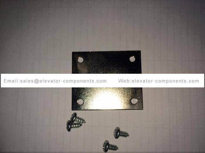 Elevator Lunar Key door plate, square white FUJILF Elevator Spare Parts