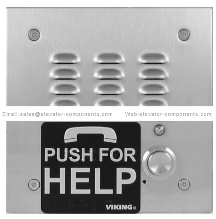 Elevator Viking 5 x 5 Emergency Phone - Outdoor - Flush or Surface Mount FUJILF Elevator Spare Parts