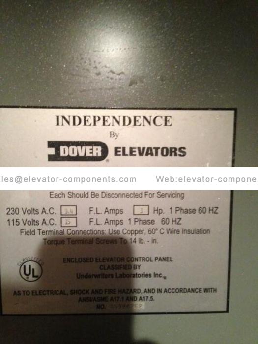 Elevator Dover Independence Winding Drum Electrical Diagram FUJILF Elevator Spare Parts