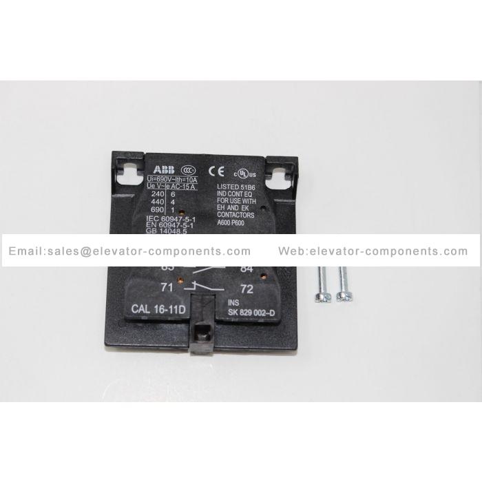 Elevator AUXILIARY CONTACT 1NO/1NC RIGHT OUTSIDE ZSK829002D FUJILF Elevator Spare Parts