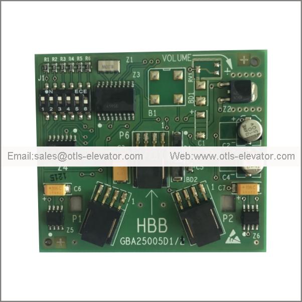 OTIS Elevator PCB GBA25005D1