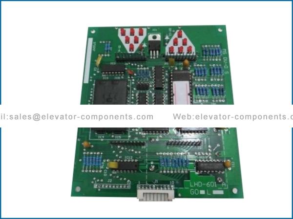 Mitsubishi elevator car control board LHD-601A ， mitsubishi elevator control board