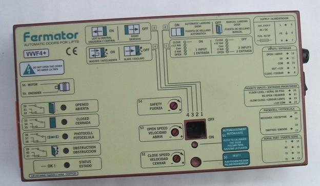 FERMATOR (Tecnolama) VVVF4+door controller 3300P door controller FUJILF Lift Spare Parts