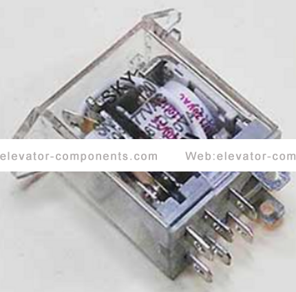 Elevator Sky Electronic Relay SKNT-2C-120VAC - DPDT 10A Mini Tab Mount FUJILF Elevator Spare Parts