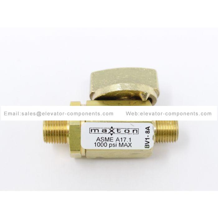 Elevator VALVE SHUTOFF .125 NPT MALE TO MALE 886CG001  FUJILF Elevator Spare Parts